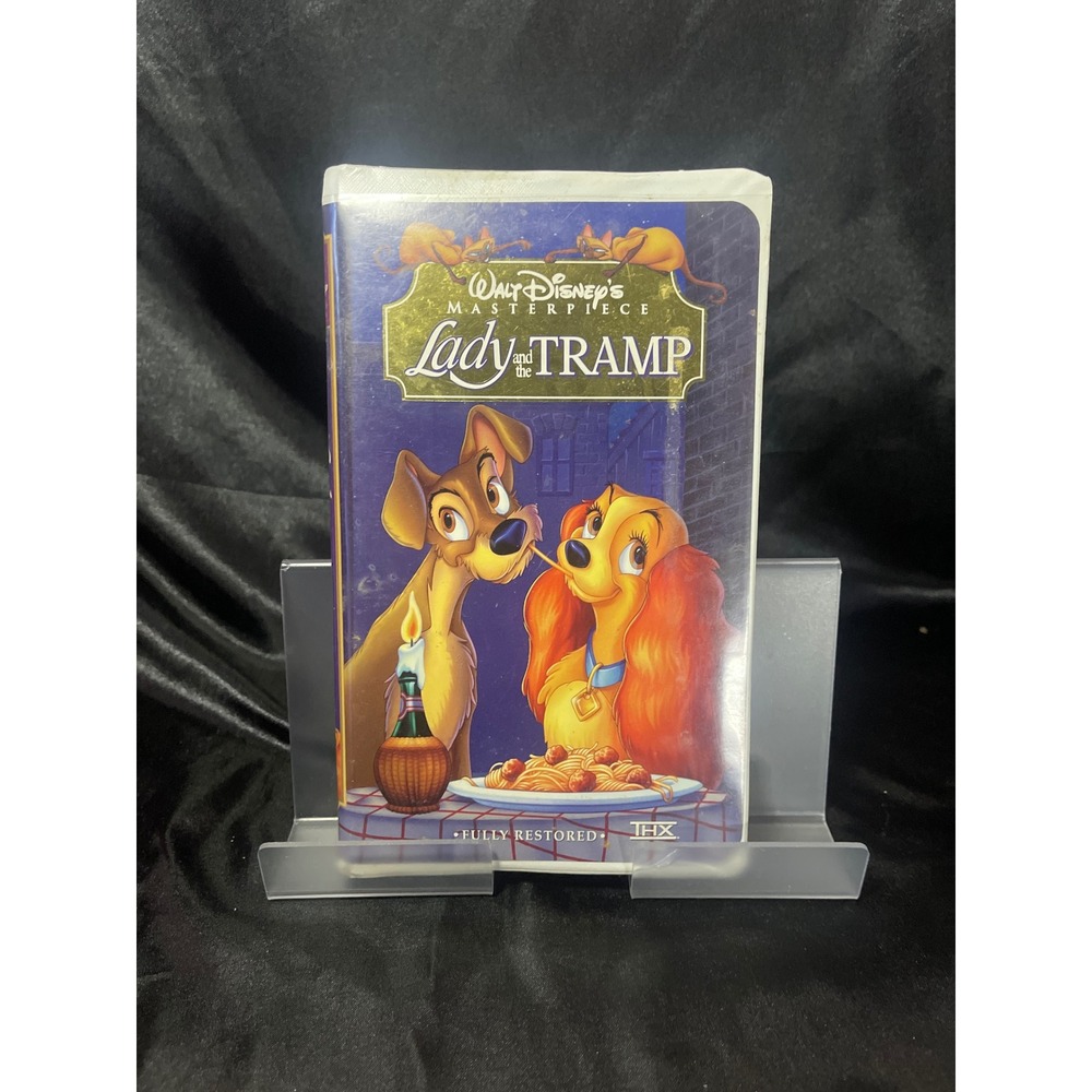 Walt‎ Disney Masterpiece Lady and the Tramp VHS 1998 Restored THX 582 14372A